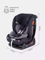 Автокресло AY913 "COMBO" RANT basic (Black) группа 0+-1-2-3  (0-36 кг)