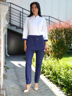 mpБлуза медицинская женская | Бл-384 а 3/4 клеон премиум