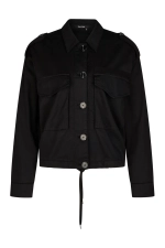 Рубашка-жакет MARC AUREL 3861 черный карманы