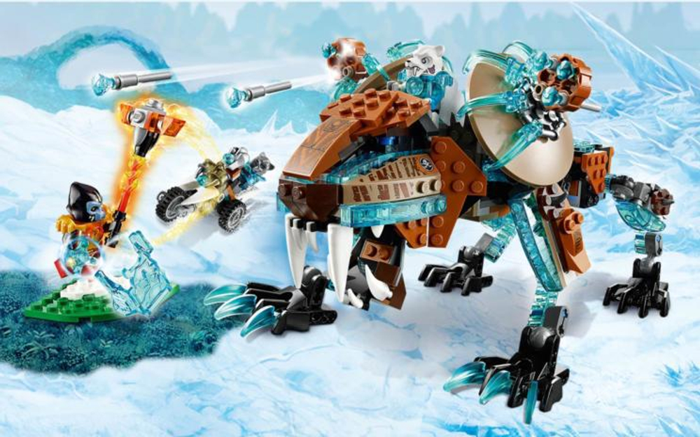 LEGO Chima: Саблезубый шагающий робот Сэра Фангара 70143 — Sir Fangar's Sabre-Tooth Walker — Лего Чима