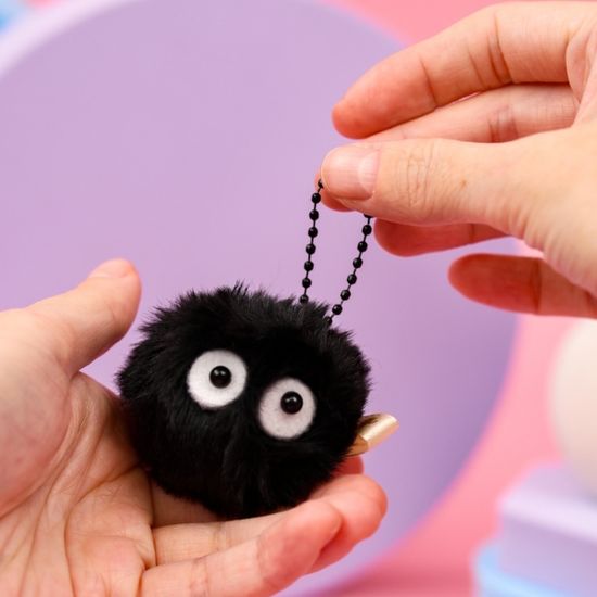 Мягкий брелок Уголек 4 см