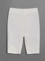 Летний костюм для девочки в полоску с велосипедками