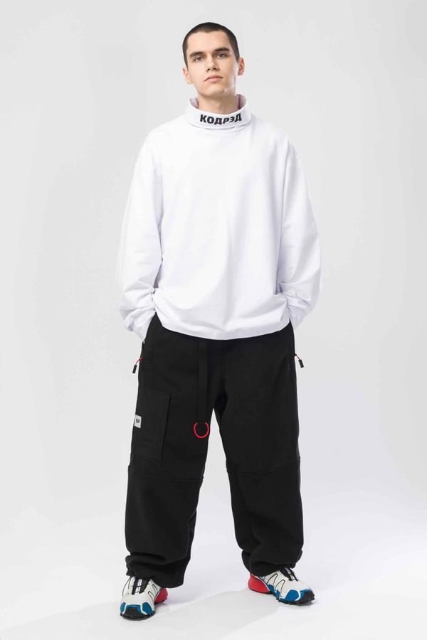 Водолазка оверсайз Rollneck Wide Coderedneck белая - фото 2