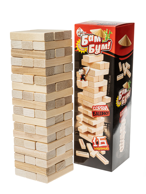 Бам-бум Падающая башня с фантами арт 01741 (Десятое королевство)