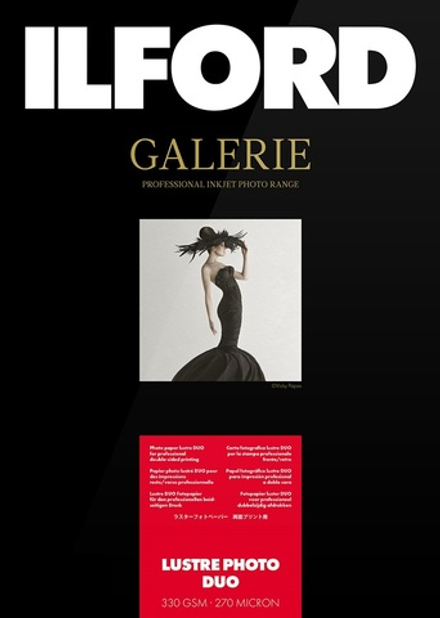 Фотобумага ILFORD Galerie Lustre Photo Duo, 50 листов, 5x7" - 127мм x 178мм (GA6992127178)