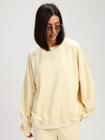 Костюм oversize в стиле спорт шик, молочный