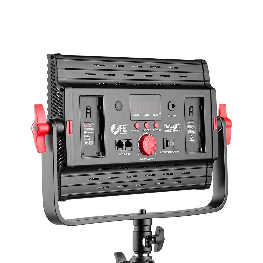 Светодиодный осветитель Falcon Eyes FlatLight 900 LED Bi-color, 900 светодиодов, DMX управление, беспроводной пульт, 3200K-5600K