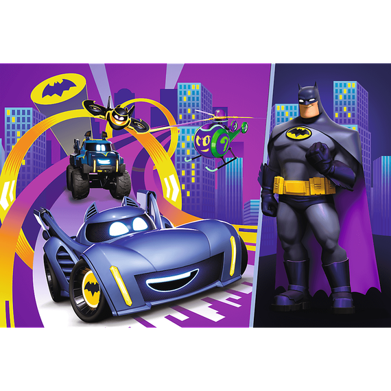 Puzzles - &quot;60&quot; - Batman and his vehicles / Warner Batwheels