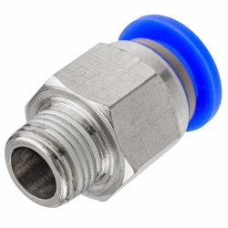 Фитинг для пластиковых трубок 8мм с наружной резьбой 1/8'' Forsage F-SPC08-01