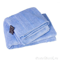 Полотенце 30x50 Cawo Noblesse 1002 голубое