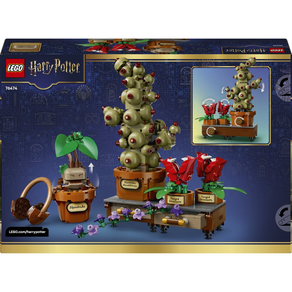 Конструктор LEGO Harry Potter 76474 Растения с урока Травологии в Хогвартсе — фото 10