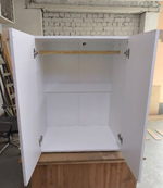 Шкаф для одежды Люсьен с ручками из сосны