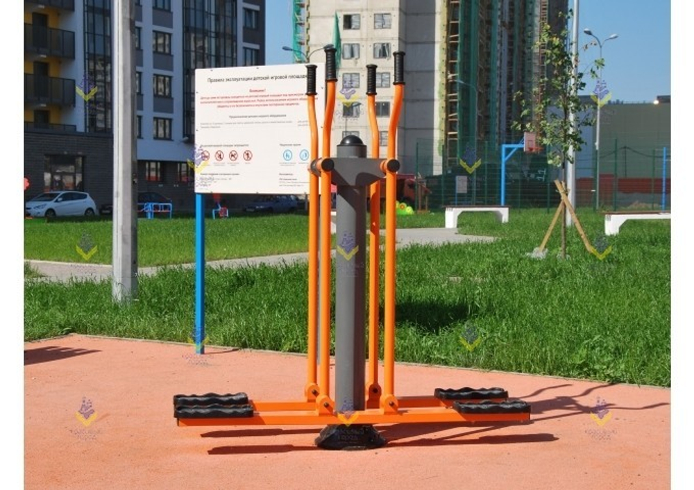 Уличный тренажер Лыжники