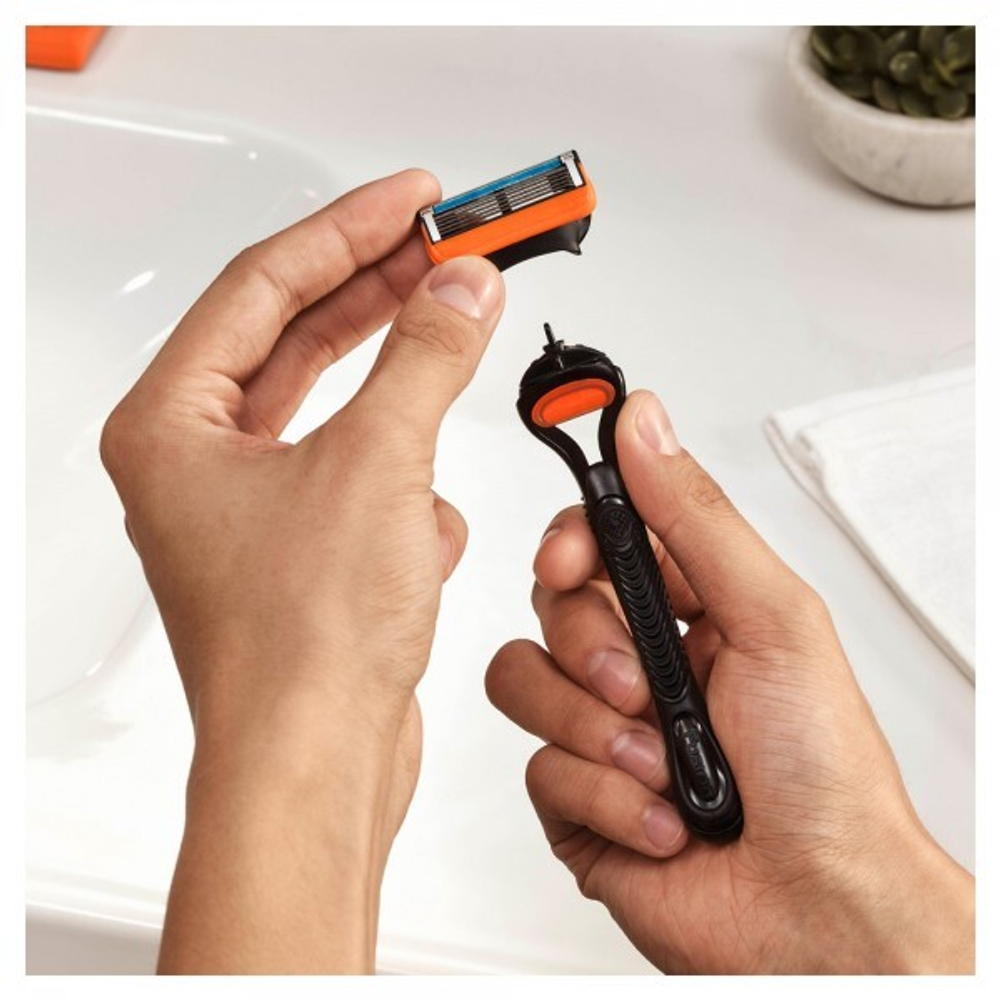 Сменные кассеты для бритья Gillette Fusion5, 4 шт