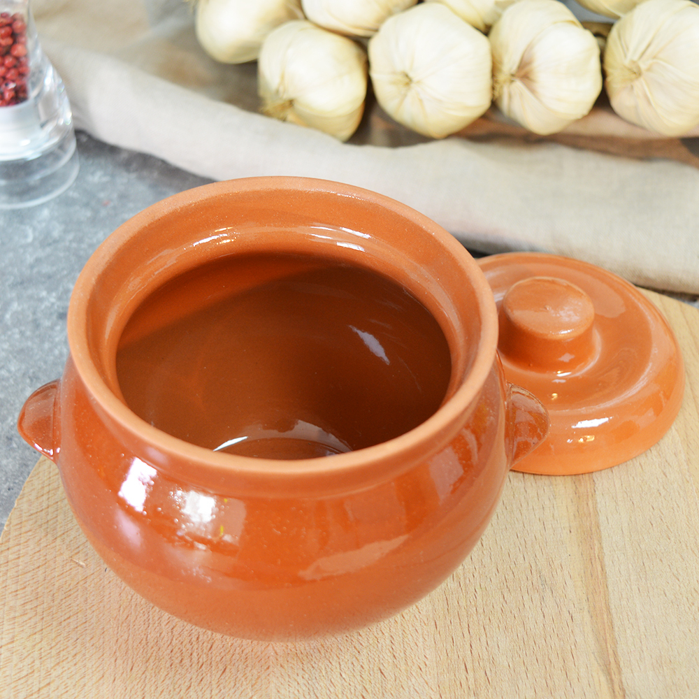 Горшок для запекания 0,65л с ручками "Кунгурский"