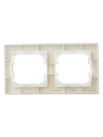 BRITE Рамка 2-местная IP44 РУ-2-БрКр-44 бежевый IEK