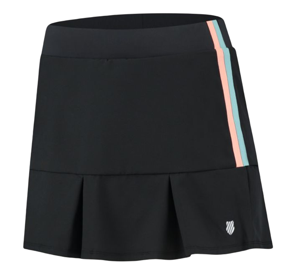 Теннисная юбка K-Swiss Tac Hypercourt Pleated Skirt 3 - черный