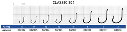 Крючок Dunaev Classic 204 # 2 (упак. 6 шт)