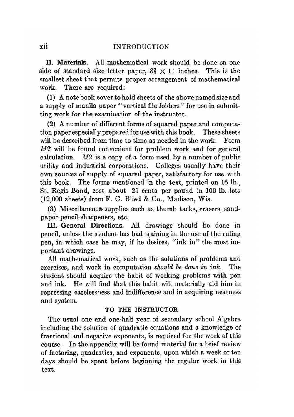 Elementary mathematical analysis. a text book for first year college students | Charles Sumner Slichter