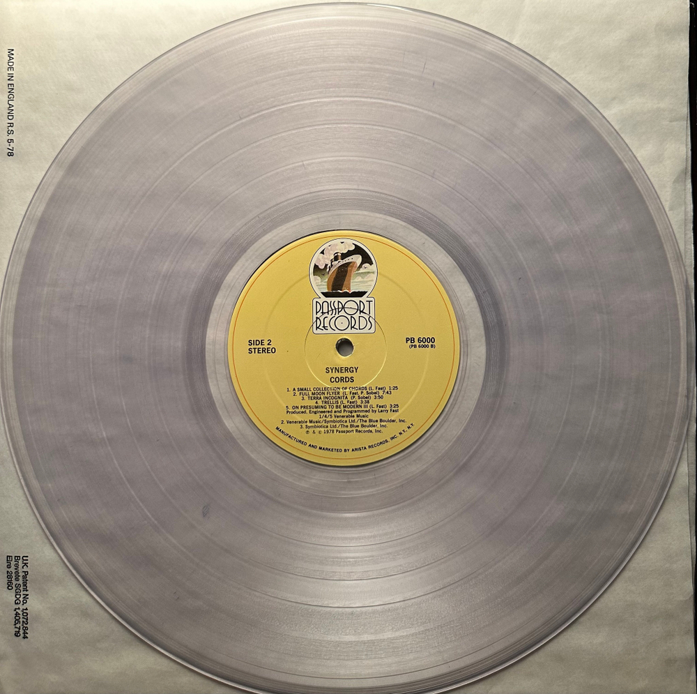 Synergy - Cords (США 1978г.)