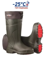 Сапоги TORVI (ЭВА) с подош. ТЭП и вкл. (-25С) р.42-43 олива