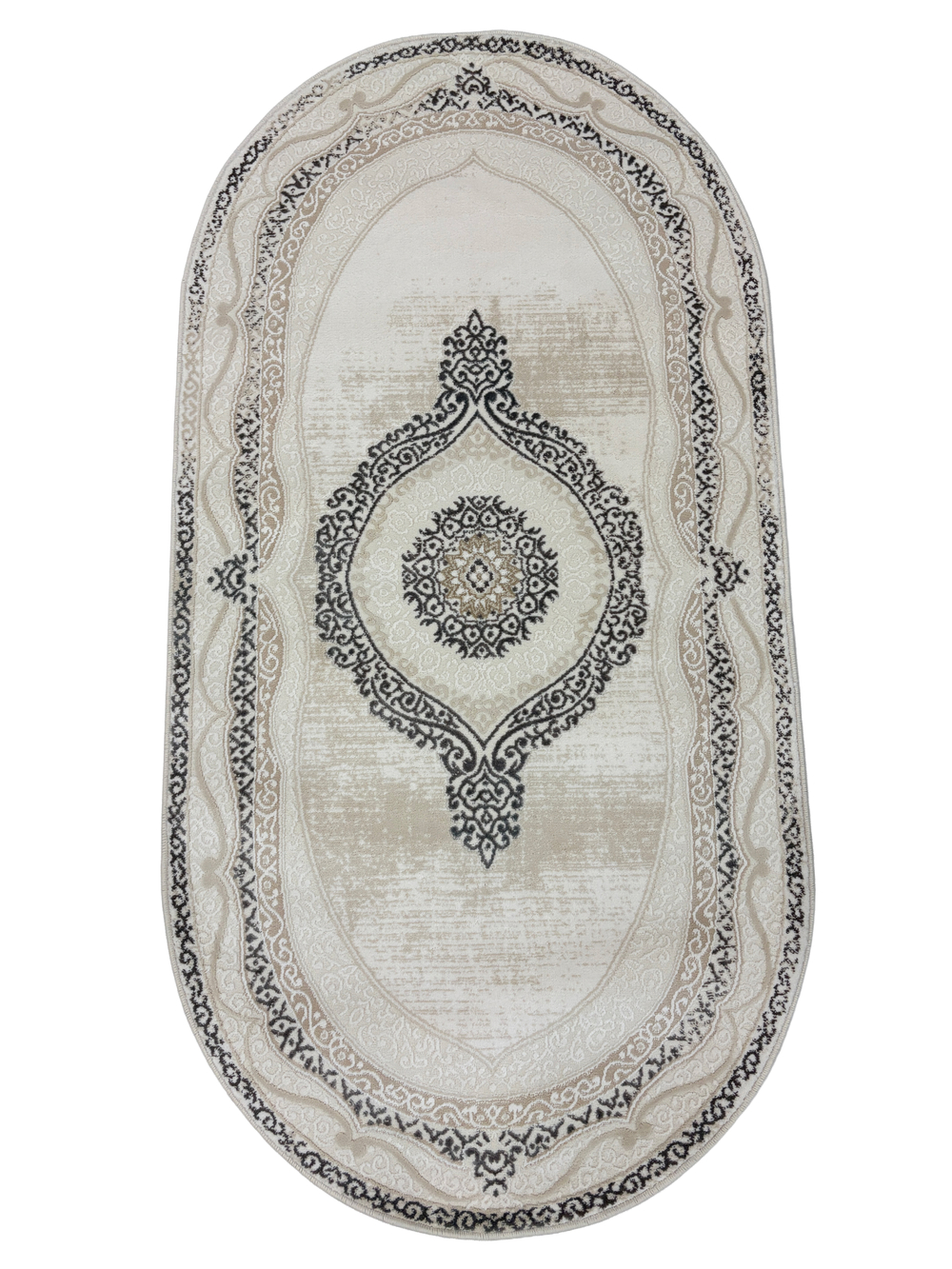 Ковер Siesta M034A Light Bone/Grey Овал