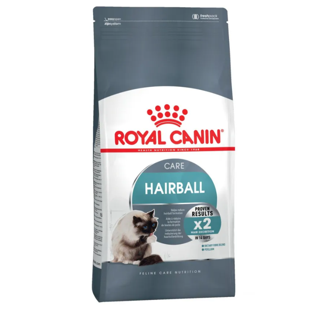 Royal canin hairball care 2 кг сухой корм для взрослых кошек в целях профилактики образования волосяных комочков в желудочно-кишечном тракте 1х6