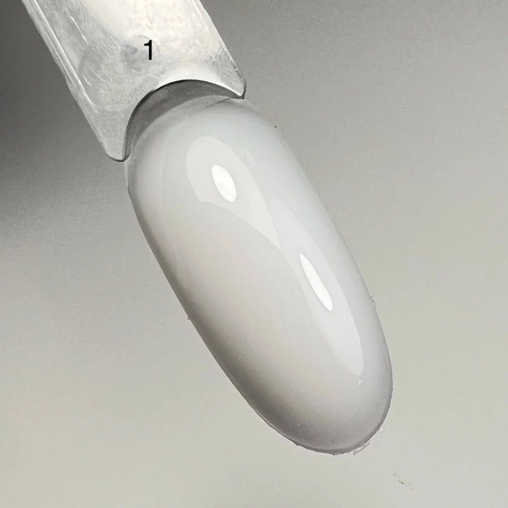 Nail ARCHITECT FLUID GEL-Гель Флюид молочный 01 Snow-white. Жидкий, низкотемпературный, ультрастойкий гель, 15 мл