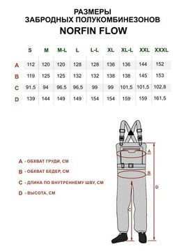 Вейдерсы Norfin Flow, арт. 91255