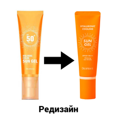 Deoproce Hyaluronic Cooling Sun Gel Spf50++ освежающий солнцезащитный крем с гиалуроновой кислотой SPF 50+ PA+++