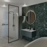 Тумба с раковиной LA FENICE TERRA Grigio 100 серая