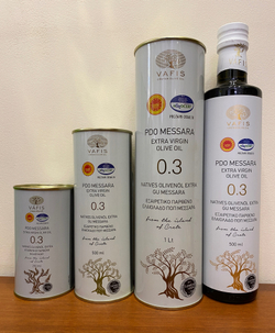 Оливковое масло нерафинированное VAFIS 0.3 Extra Virgin от NIKITAKIS в жести 1л, Греция