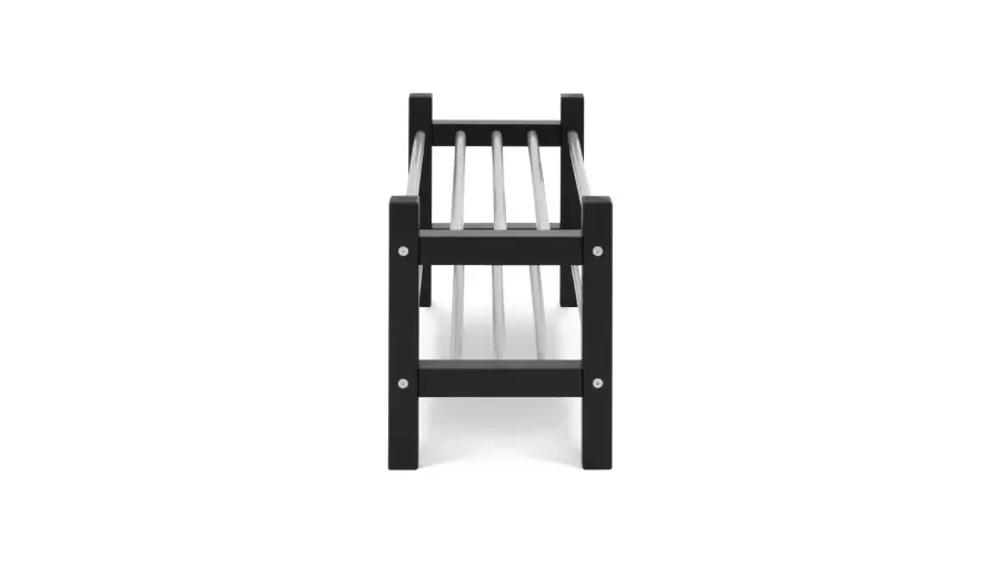 Полка для обуви - аналог IKEA/МИЧА/ИКЕА, 82x33см, черный