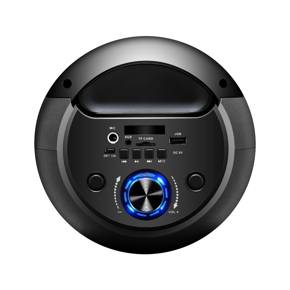 Ginzzu GM-210  Акустическая система, Midi RGB/BT/USB/TF/FM/ДУ