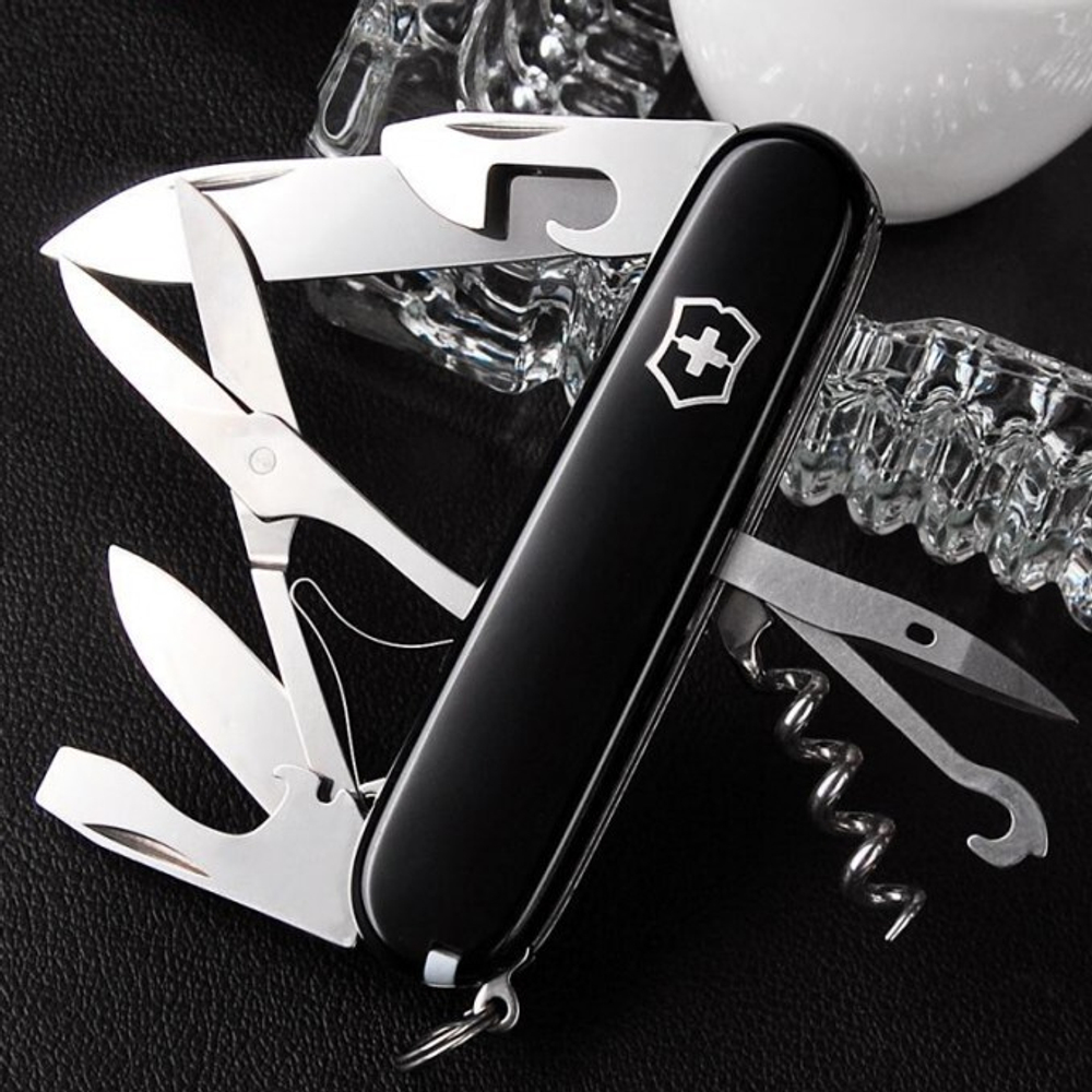 Нож Victorinox Climber, 91 мм, 14 функций, черный