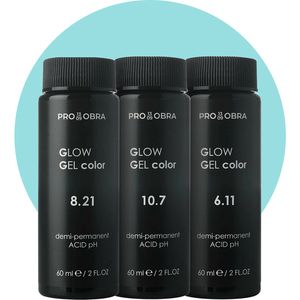 OBRA Glow Gel Color - полуперманентный безаммиачный кислый гелевый краситель