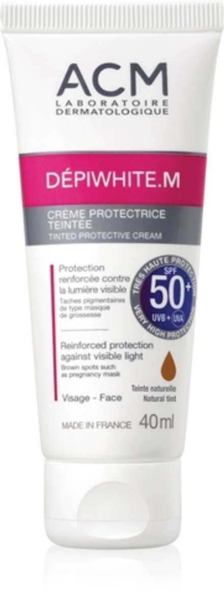 ACM Depiwhite M - тональный защитный крем SPF 50+, 40 ml