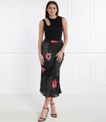 Сатиновая юбка Desigual - черный(24SWFW08)