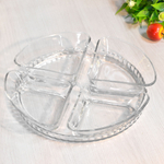 Менажница 4-х секционная 24см с блюдом "Denise"