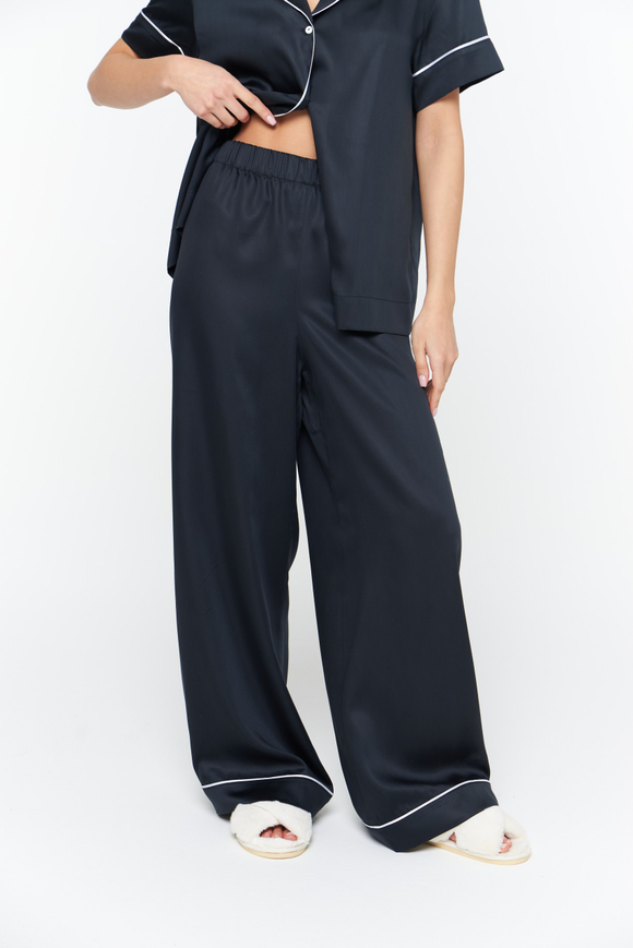 Пижама из тенселя с кантом - размер S