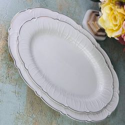 Lenardi 109-171 Овальное блюдо 35,5см ORCHIDEA в под.уп.(х8)Фарфор