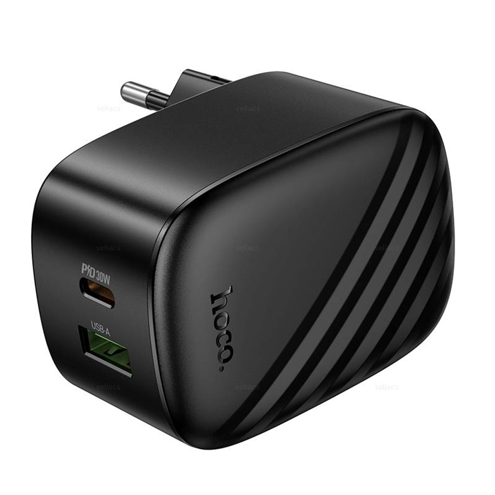 Складное зарядное устройство Hoco CS102A PD30W+QC3.0 (black)
