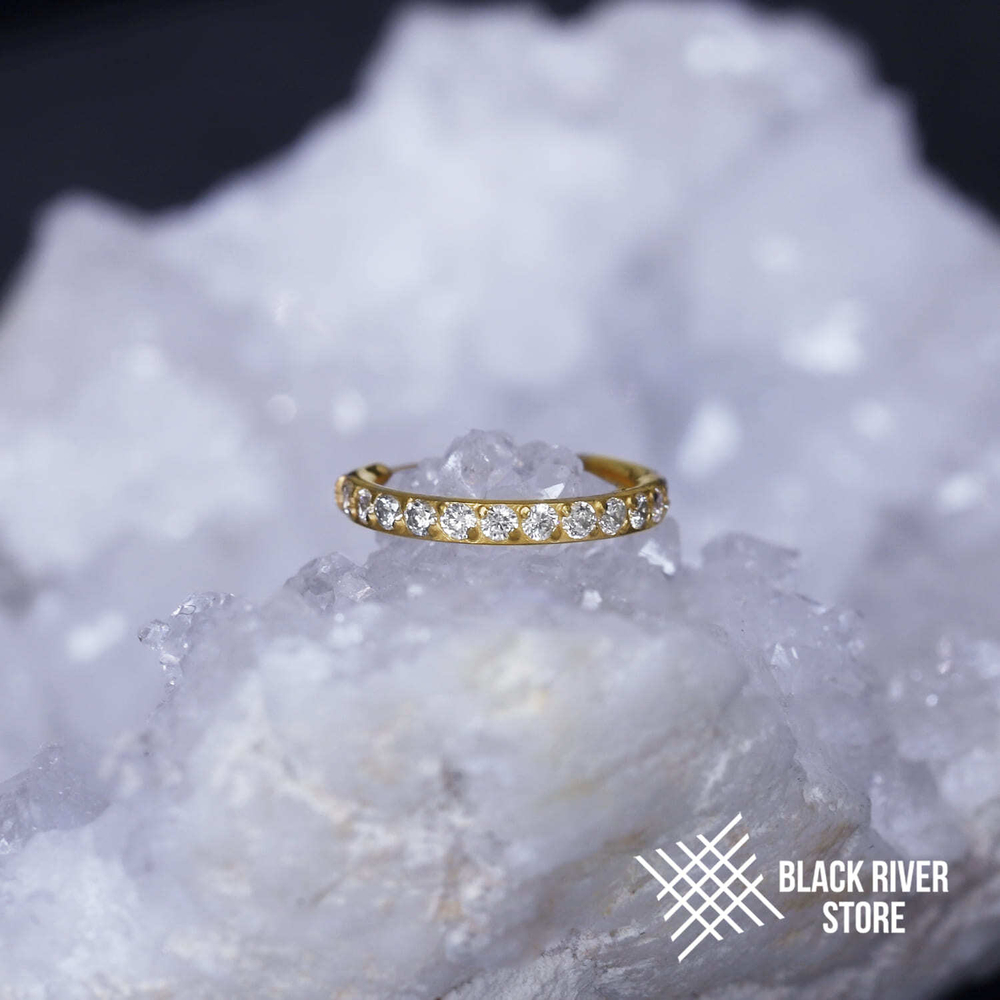 Кликер Twilight Crystal PVD Yellow 0.8мм