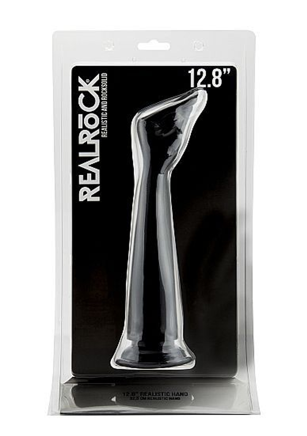 Чёрная рука для фистинга Realistic Hand 12,8 Inch - 32,5 см.