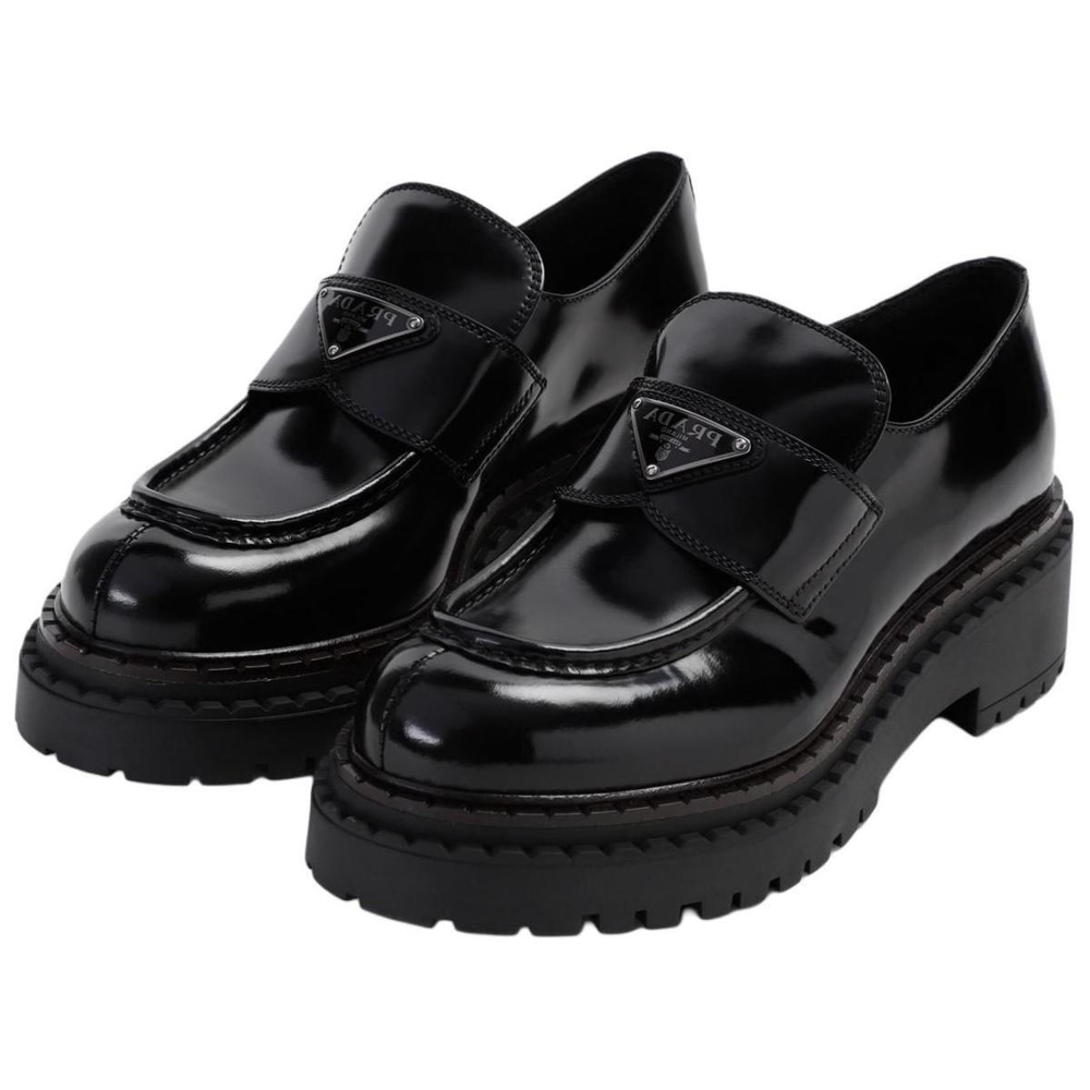 Лоферы PRADA Chocolate, 1D246M_ULR_F0002