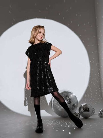 Платье с пайетками "Оникс" 7+