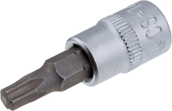 Торцевая головка короткая с битой Torx 1/4" T08, СТАНКОИМПОРТ, CS-14.12.T8