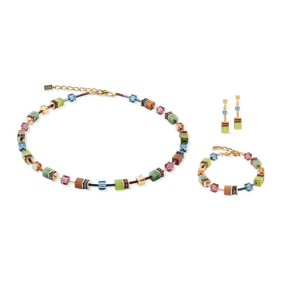 Серьги Coeur de Lion Olive-Green 2838/21-0905