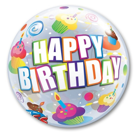 П BUBBLE 22" HB Кексы разноцветные