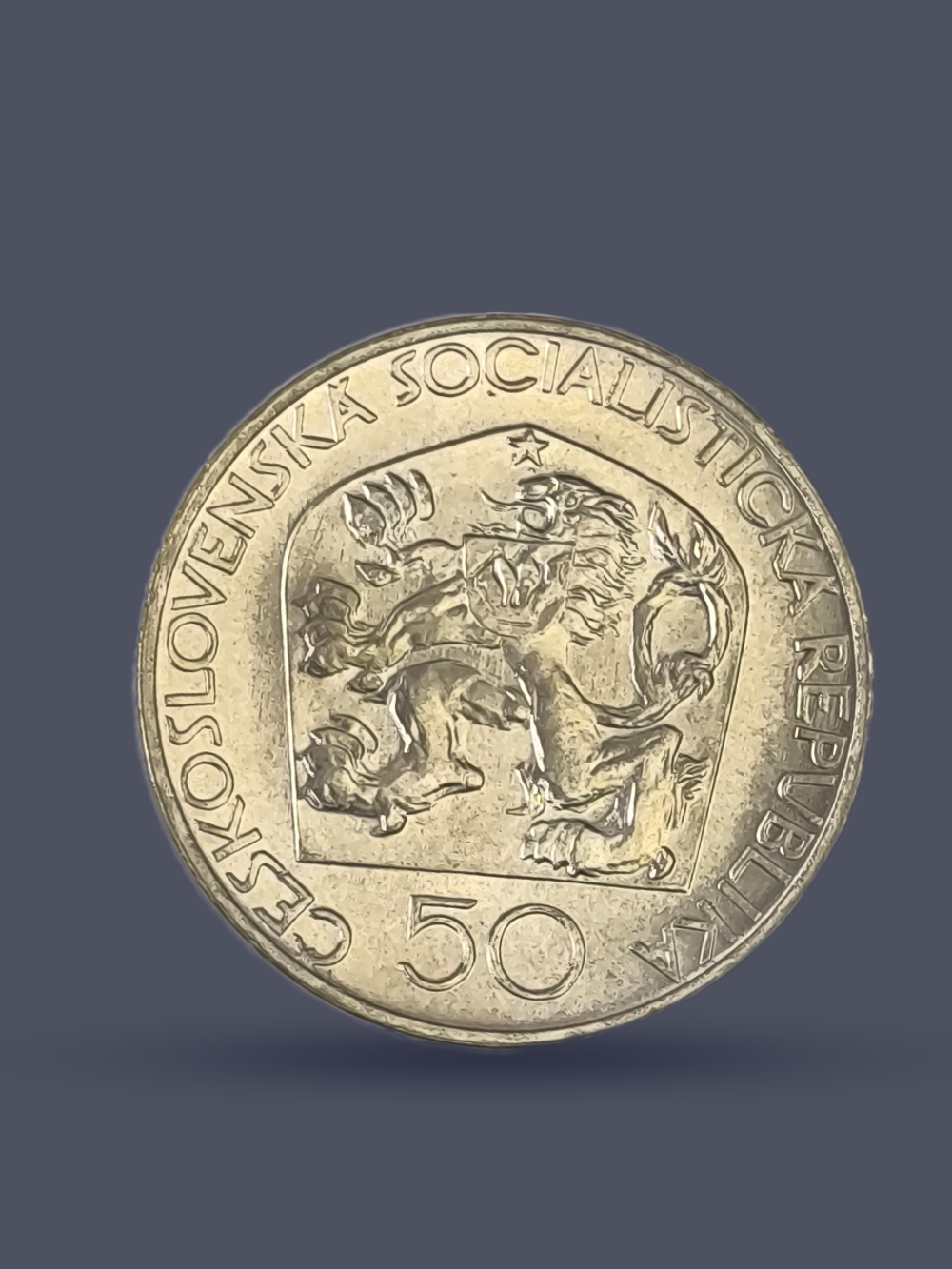 Монета 50 крон 1973 "200 лет со дня рождения Йозефа Юнгмана"